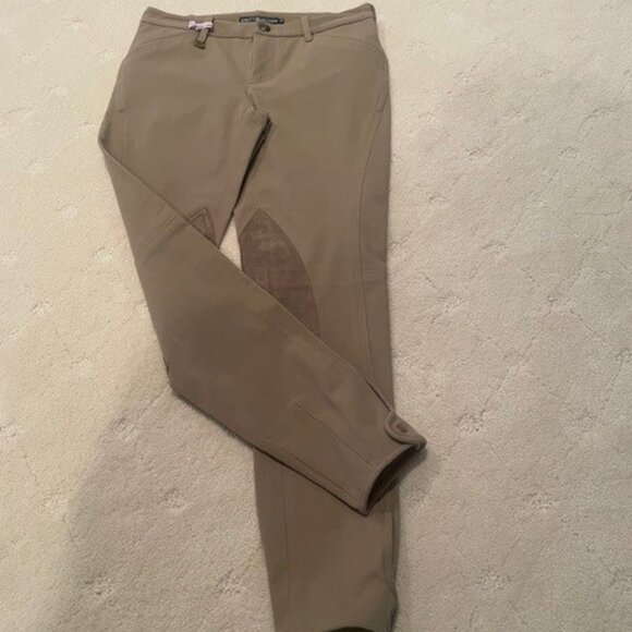 Ralph Lauren Equestrian Jodhpurs Pants – 2 PAIRS  Tan and Olive – Sz 4 - Picture 2 of 16